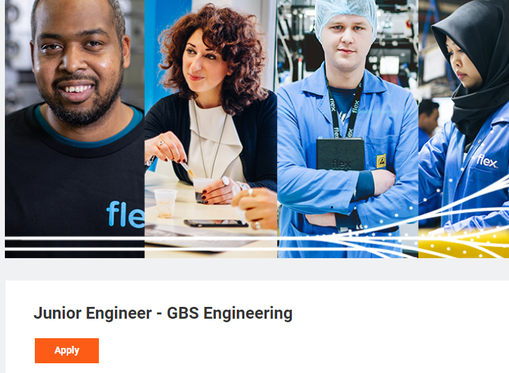 Flex is hiring Junior Engineer-GBS Engineering