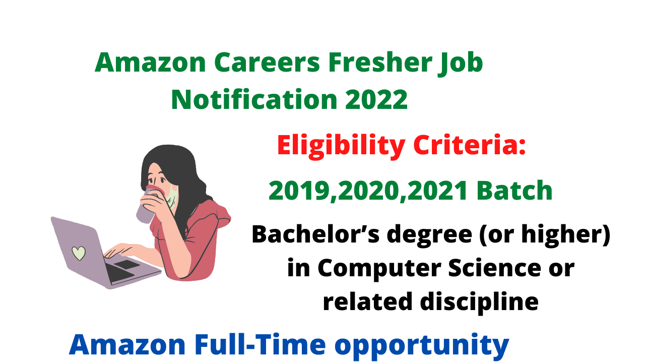 Amazon Fresher Entry Level SDE I Job for 2019,2020,2021 Batch