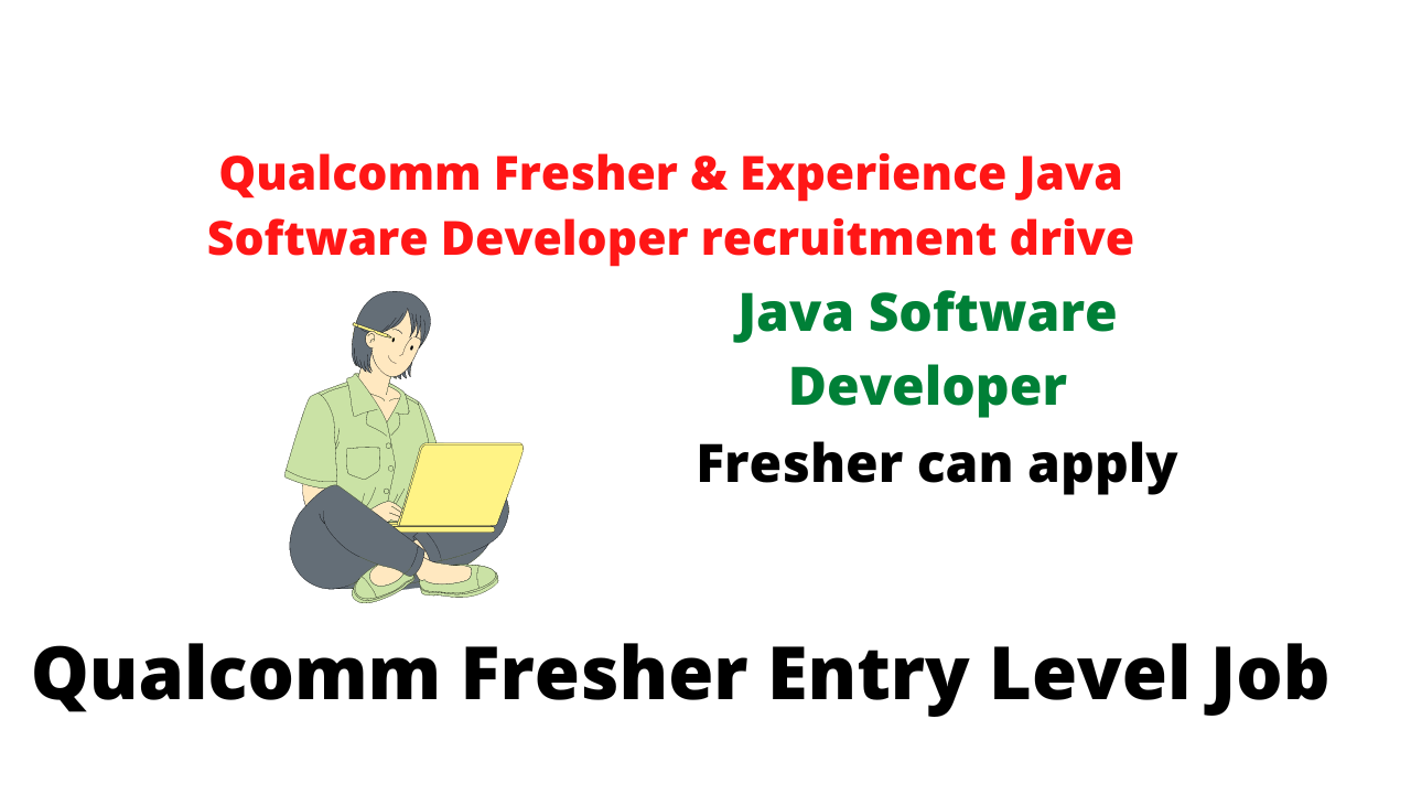 Qualcomm Fresher & Experience Java Software Developer recruitment drive