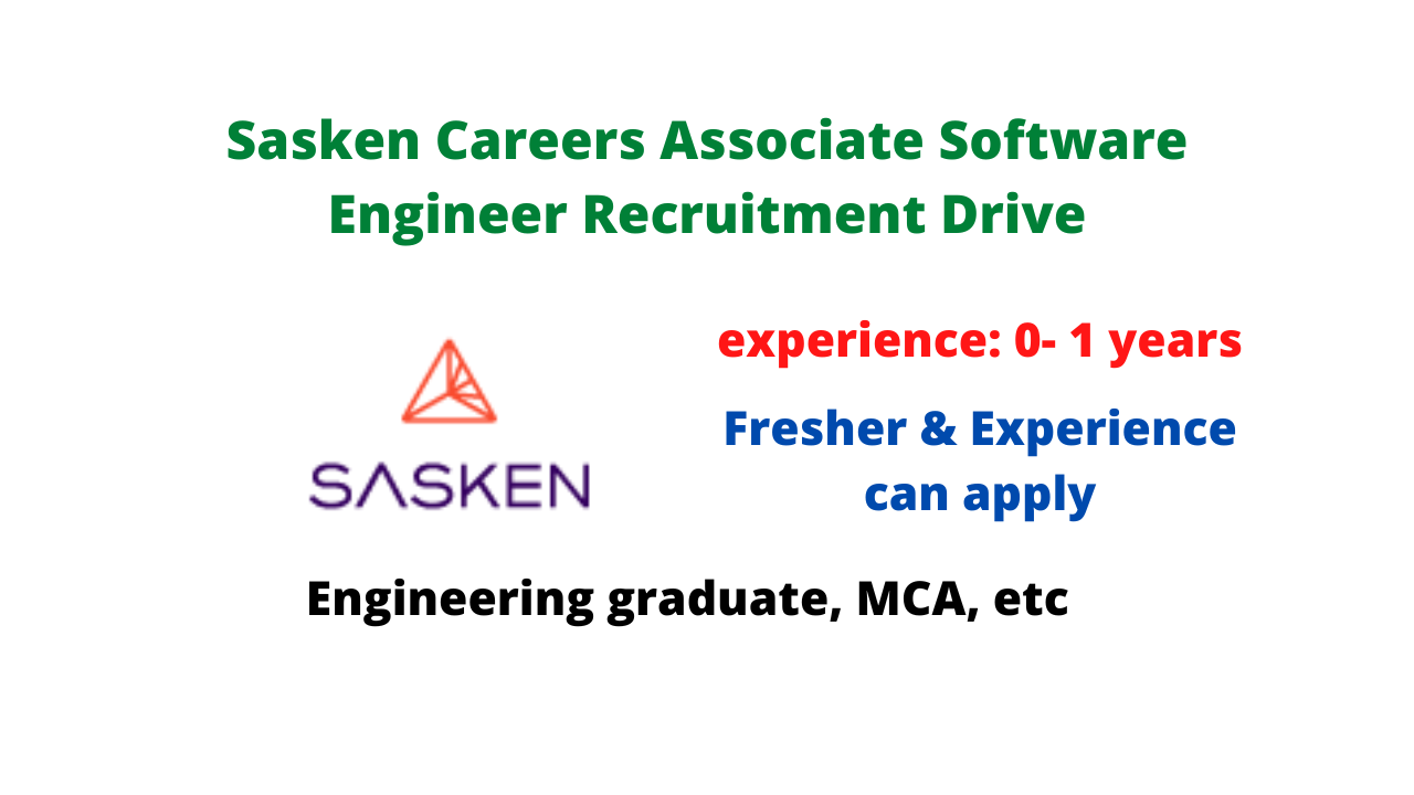 Sasken Careers Associate Software Engineer Recruitment Drive